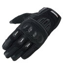 【25日限定!クーポン配布!】 ROUGH&ROAD (ラフ&ロード) バイク用 メッシュグローブ RR8425 プロテクションエアスルーグローブ ブラック Mサイズ RR8425BK2