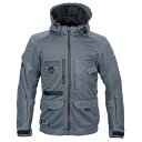 【25日限定!クーポン配布!】 ROUGH&ROAD (ラフ&ロード) バイク用 春夏 プロテクター メッシュジャケット ウェア マウンテンメッシュパーカー ガンメタ Sサイズ RR7349GM1