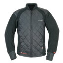 【25日限定!クーポン配布!】 ROUGH&ROAD (ラフ&ロード) バイク用 インナージャケット RR7994 プリマロフト チタンスリムインナージャケット ブラック LLサイズ RR7994BK4