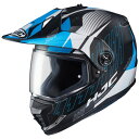 RSタイチ (RS TAICHI) バイク用 ヘルメット オフロード HJC DS-X1 グラビティ BLUE(MC2SF) XLサイズ HJH161BU01XL