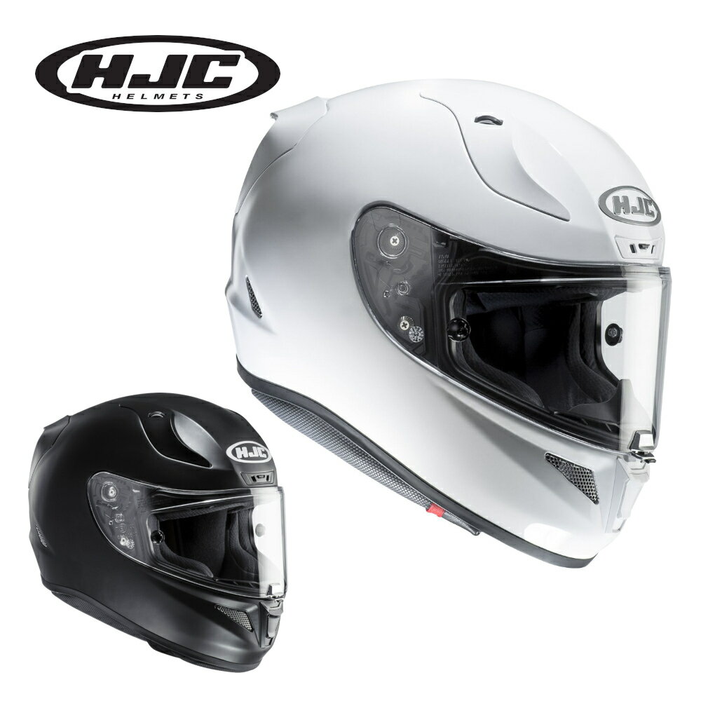 【20日は全品ポイント2倍！】 RSタイチ (RS TAICHI) バイク用 ヘルメット フルフェイス HJC HJH103 RPHA 11 ソリッドカラー (パールホワイト / セミフラットブラック) S / M / L / XL