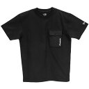 【20日限定！最大ポイント3倍！クーポン配布！】※要エントリー RSタイチ RS TAICHI バイク用 NEW ERA (ニューエラ) Tシャツ NEU008 S/S COTTON POCKET TEE ブラック Lサイズ Tシャツ NEU008BK01L