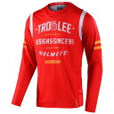 Troy Lee Designs トロイリーデザインズ バイク オフロード モトクロス ウェア TDU224 GP エアー ジャージ ROLL OUT RED ...