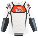 Troy Lee Designs トロイリーデザインズ バイク オフロード モトクロス ウェア TDU228 GP PRO AIR ジャージ BANDS WHI...