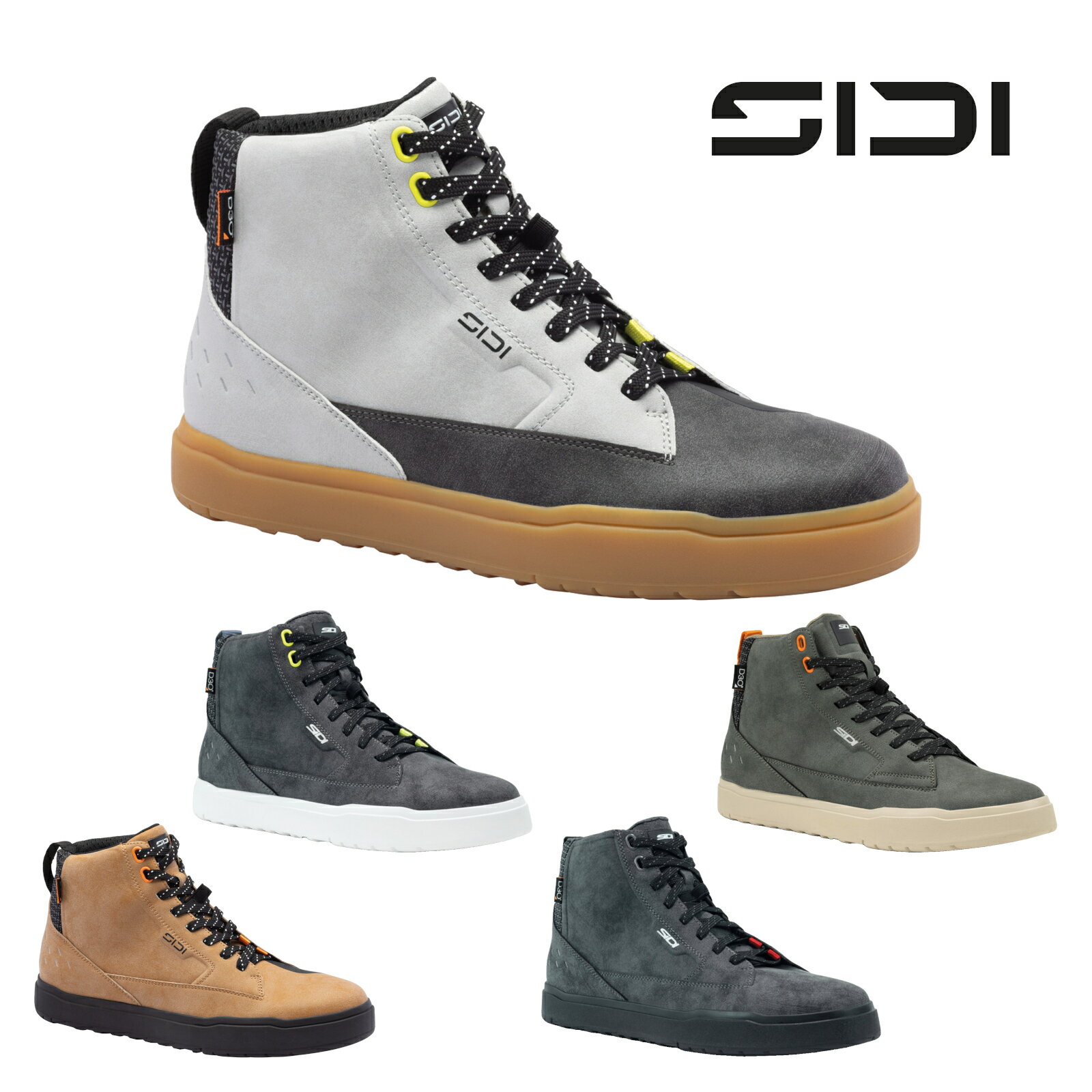 【マラソン期間 全品P2倍！25日クーポン配布！】 SIDI シディ バイク用 ライディング シューズ スニーカー CE規格適合 D3O プロテクター内蔵 ビブラムソール 耐水 透湿 防水 ARX WP アークス ウォータープルーフ