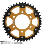 【25日限定！クーポン配布！】 スーパースプロックス(Supersprox) バイク用 ドリブン スプロケット リア ステルス (STEALTH) アルミ&スチール 37T ゴールド RST-498:37-GLD W650 99-03、ZEPHYR750 90-94