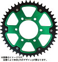 スーパースプロックス(Supersprox) バイク用 ドリブン スプロケット リア ステルス(STEALTH) アルミ&スチール 42T グリーン RST-1489:42-GRN ZX-7RR 96-99 Z900RS 18-19 Z1000 03-06 10-13