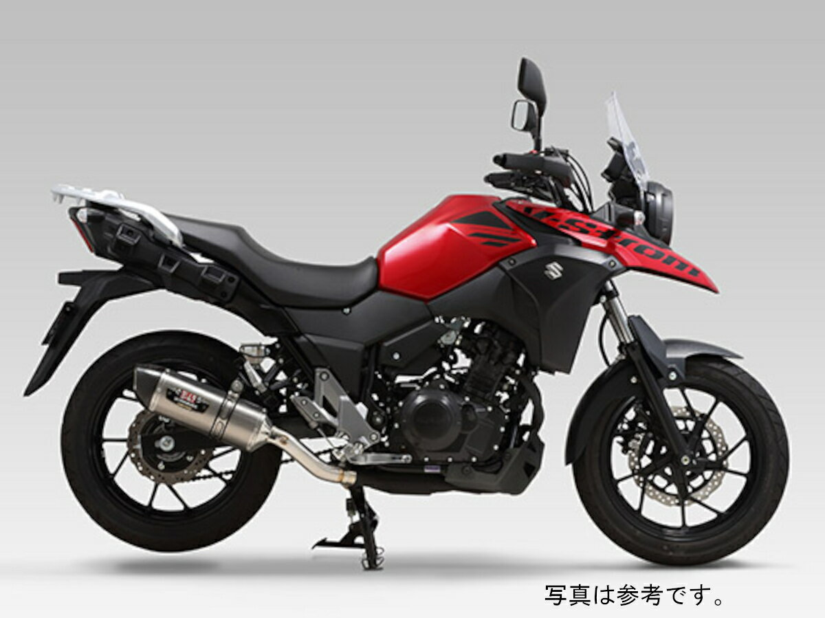 楽天moto-zoa 楽天市場店【スーパーセール限定！最大ポイント5倍！特別クーポン！】 ヨシムラ YOSHIMURA バイク用 マフラー スリップオン R-77S サイクロン EXPORT SPEC 政府認証 （SSC） ステンレスカバー/カーボンエンドタイプ 車種:V-STroM250（17-19） 品番:110-130-5W50