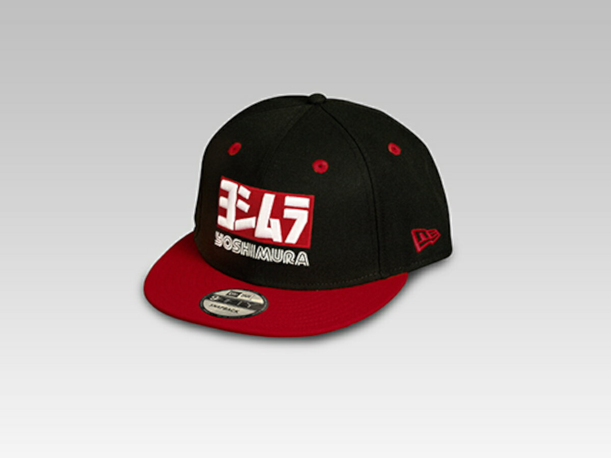 【20日は全品ポイント2倍！】 ヨシムラ YOSHIMURA NEW ERA CAP (ブラック/レッド) 品番:902-220-1300