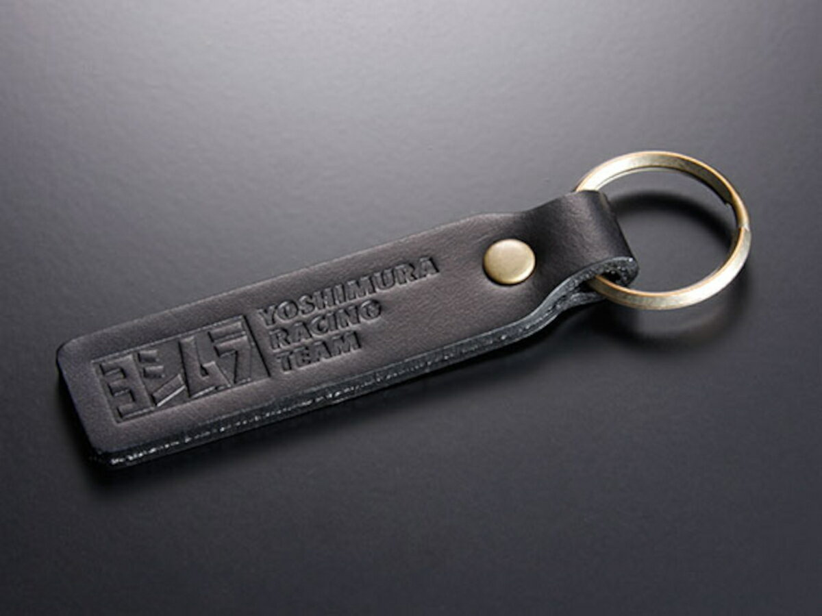 【12/1限定！数量限定クーポン配布！エントリーでP3倍！】 ヨシムラ YOSHIMURA レザーキーホルダー (ブ..