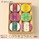 【 かわいい羊羹ギフト 6個入 】 KOBIRI こびり水ようかん あんフーズ新潟 水羊羹 国産品 水ようかん 2024 和菓子 ギフト 新潟市江南区 無着色 お歳暮 贈り物