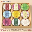 こびり 水ようかん 9個入 あんフーズ新潟 水羊羹 国産品 水ようかん 2024 和菓子 ギフト 新潟市江南区 お中元 お供え