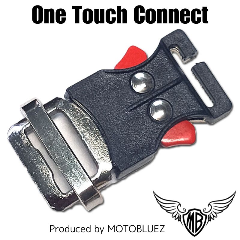 MOTOBLUEZ 「One Touch Connect」ワンタッチコネクト モトブルーズ　クイックリリースバックル［MB-OTC］