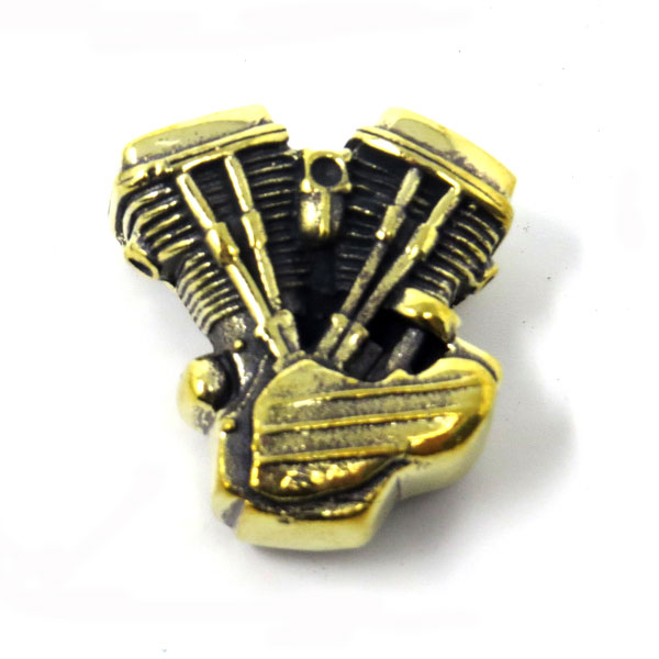 真鍮コンチョ【エンジン】BRASS ENGINE CONCHO [CNB-08]