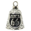 【送料無料!】バイカーベル Route 66 Hammered|お守り・魔除け・バイカー・グレムリンベル・ガーディアンベル