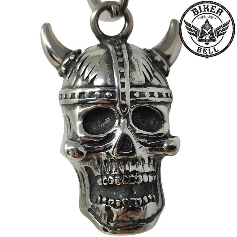 Rakuten - バイカーベル VIKING SKULL｜お守り・魔除け・バイカー・グレムリンベル・ガーディアンベル