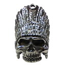 ビッグサイズ バイカーベル Indian Skull|お守り・魔除け・バイカー・グレムリンベル・ガーディアンベル インディアンスカル