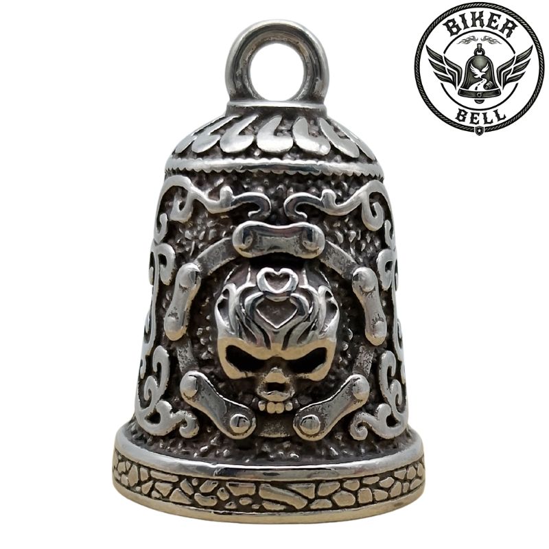 Rakuten - 【送料無料！】バイカーベル Gravebone Crest ｜お守り・魔除け・バイカー・グレムリンベル・ガーディアンベル グレイヴボーン・クレスト