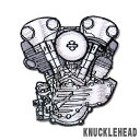 HARLEY-DAVIDSONエンジンパッチナックルヘッド KNUCKLE HEAD ワッペン ハーレー