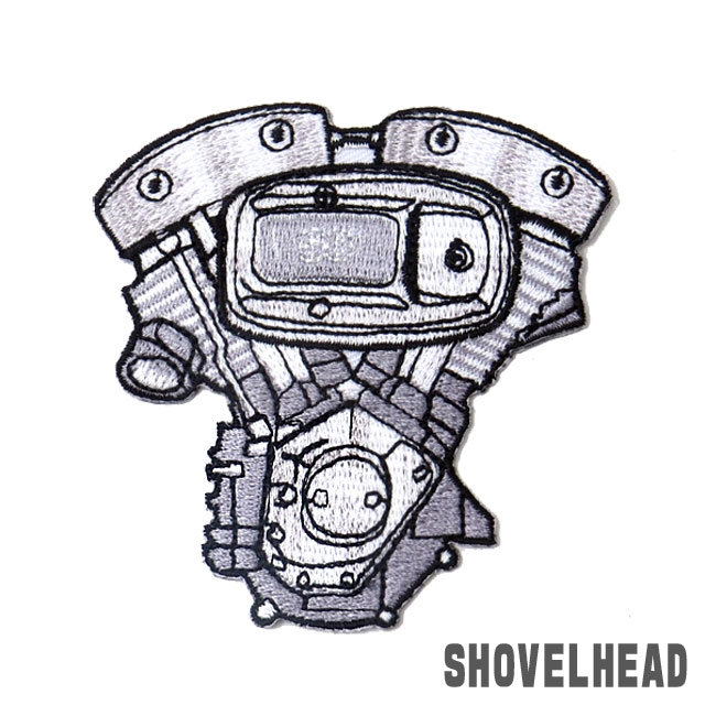 HARLEY-DAVIDSON エンジンパッチショベルヘッド SHOVEL HEAD ワッペン ハーレー