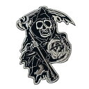【刺繍パッチ】Grim Reaper 死神 グリムリーパー バイカー ワッペン