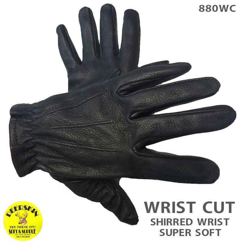 NAPA GLOVE ナパグローブ 鹿革｜プレーン WRIST CUT リストカット ショート丈【880WC】オールシーズン用 ディアスキン 本革 バイク アウトドア