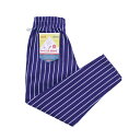 COOKMAN/クックマン　Long Chef Pants シェフパンツ「Stripe Purple」（ユニセックス）ストライプ　パープル　紫 その1