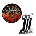 【MOTOBLUEZ/モトブルーズ】20周年オリジナルロゴパッチワッペン その1