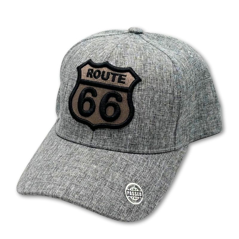 乐天商城 - ROUTE66　RT66　ルート66　キャップ　ベーシックスタイル　帽子　グレー（66-AC-CP-028GY）
