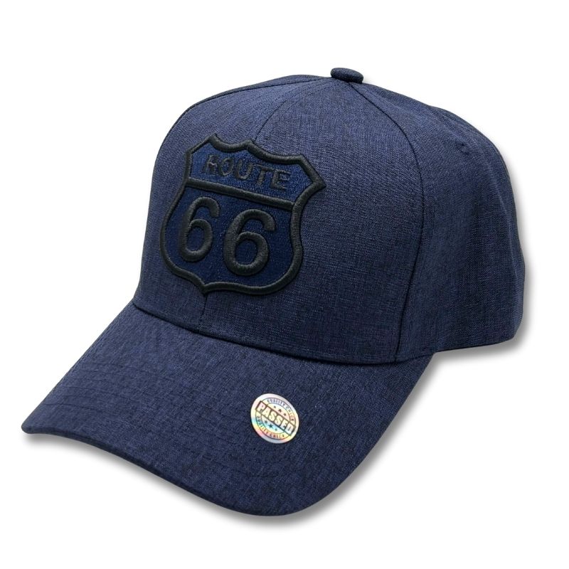 Rakuten - ROUTE66　RT66　ルート66　キャップ　ベーシックスタイル　帽子　ネイビー（66-AC-CP-028NV）