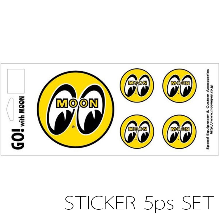 MOONEYES　ムーンアイズ　ステッカー5ps SET　DM-120