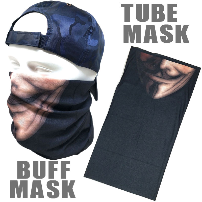 【メール便送料無料】ストレッチ素材チューブマスク《S20 》 バフマスク　BUFF MASK バイク・アウトドア・ジョギング…