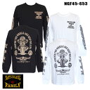 NATIVE GANG FAMILY｜長袖 Tシャツ　NGF45-653　NEW後身バイクベイビーロンT｜2カラー・4サイズ｜