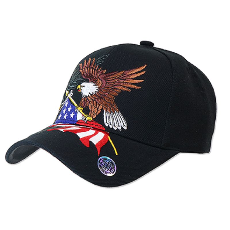 樂天商城 - キャップ AMERICAN USA EAGLE （AC-CP-VM040-05） ブラック