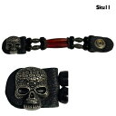 【Chain Reaction】ボーンビーズベストエクステンダー『Skull』 スカル 骸骨 スナップボタン式