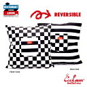 COOKMAN NbVJo[ Cushion Pocket Cover Reversible Checker & Border o[Vu@`FbJ[{[_[