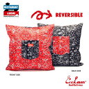 COOKMAN NbVJo[ Cushion Pocket Cover Reversible Paisley Red & Black o[Vu@yCY[@ubNbh