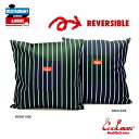 COOKMAN NbVJo[ Cushion Pocket Cover Reversible Stripe D/Green & Navy o[Vu@XgCv@O[lCr[