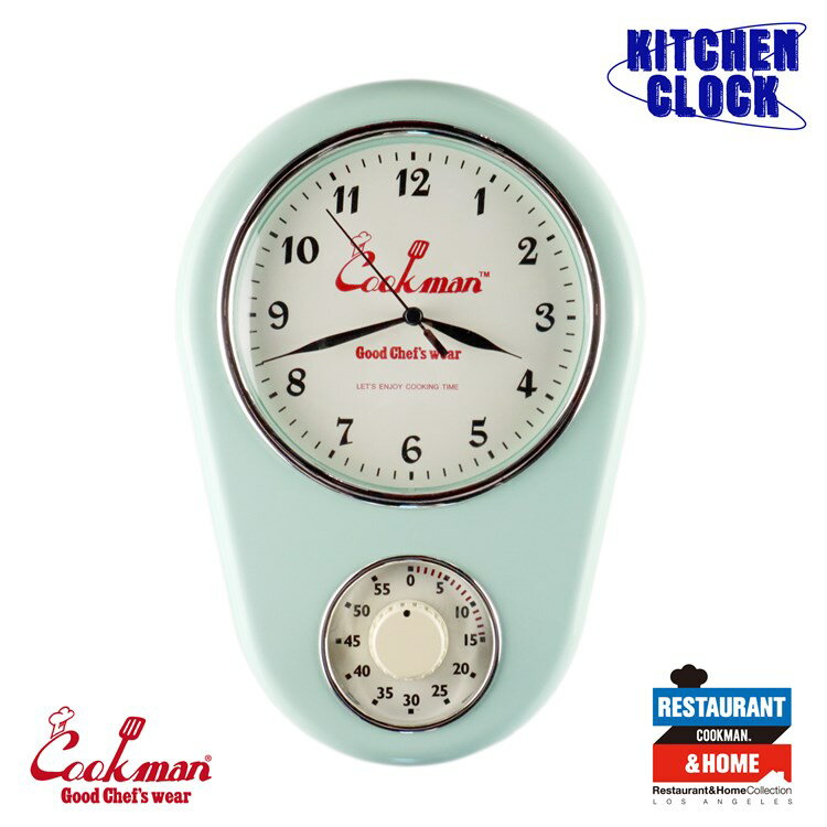COOKMANå󥯥å&ޡ Kitchen Clock Mintߥȡåޥ