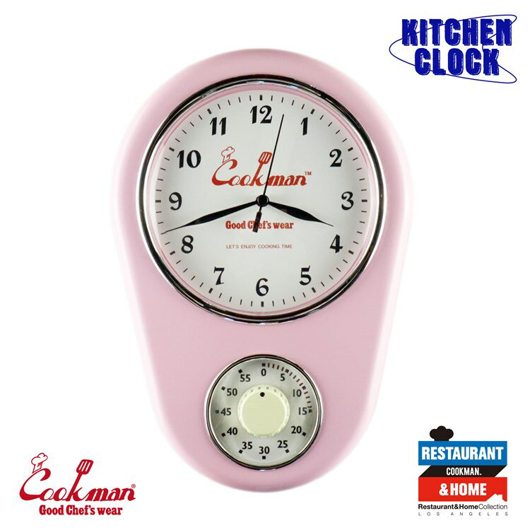 COOKMANå󥯥å&ޡ Kitchen Clock Pinkԥ󥯡åޥ