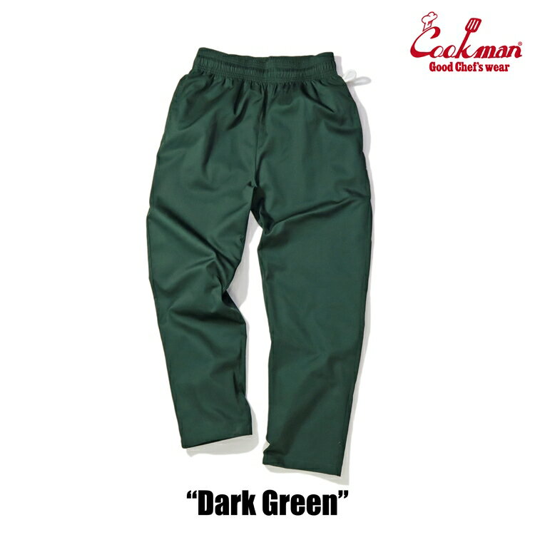 COOKMAN/クックマン　Long Chef Pants シェフパンツ「 Dark Green 」