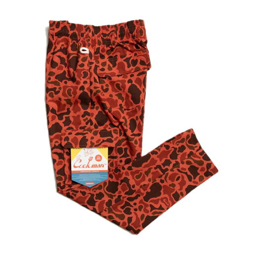 COOKMAN/クックマン Long Chef Pants シェフパンツ「Cargo Ripstop Duck Hunter Camo Red」(ユニセックス)カーゴ リップストップ ダックカモ レッド COOKMAN/クックマン Long Chef Pants シェフパンツ「Cargo Ripstop Duck Hunter Camo Red」(ユニセックス)カーゴ リップストップ ダックカモ レッド