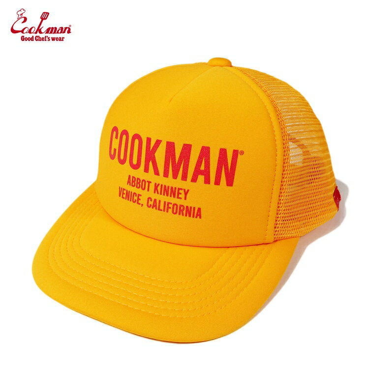 COOKMAN/クックマン　メッシュキャップ　帽子　キャップ　Mesh Cap Cookman Abbot Kinney Banana　イエロー　黄色　バナナ