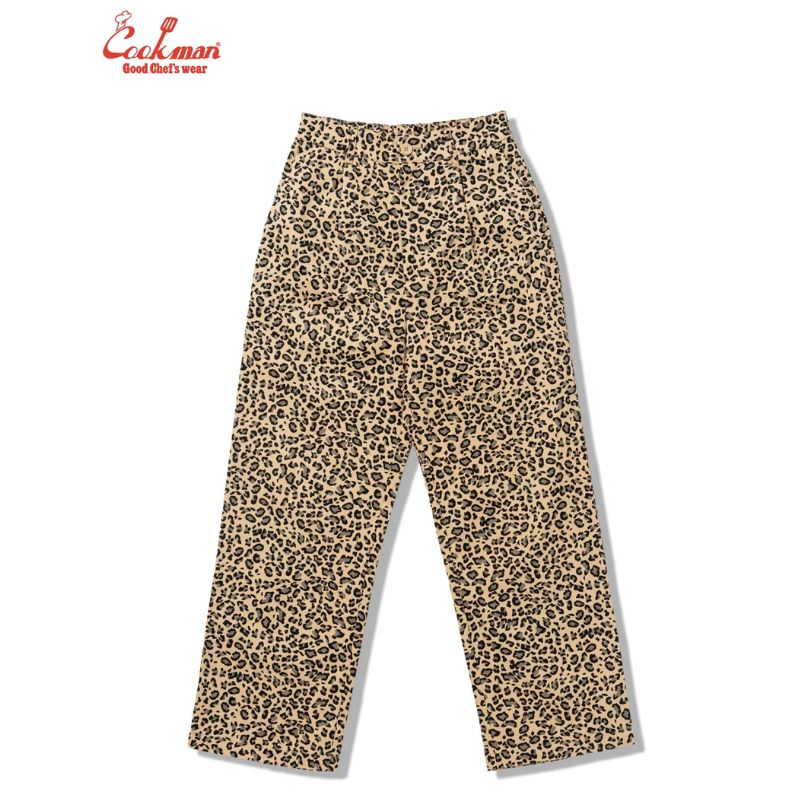 COOKMAN/クックマン Lucy Pants ルーシーパンツ「Leopard Beige」（レディース）レオパード　ベージュ