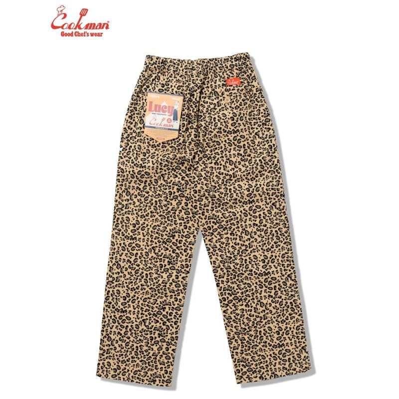 COOKMAN/クックマン Lucy Pants ルーシーパンツ「Leopard Beige」（レディース）レオパード　ベージュ