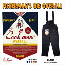 COOKMAN/NbN}@Fisherman's Bib Overall Black ijZbNXjtBbV[}@ru@I[o[I[@ubN