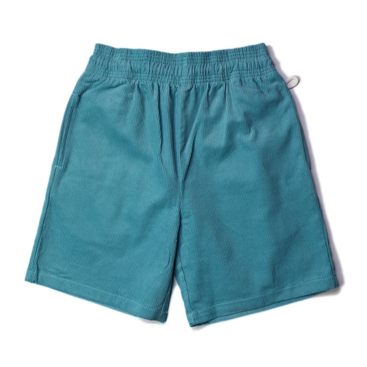 COOKMAN/クックマン　ショートシェフパンツ　 Chef Pants Short Corduroy Turquoise Blue （ユニセックス）ターコイズ　コーデュロイ　ショートパンツ