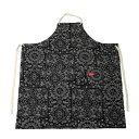 COOKMAN/クックマン ロングエプロン Long Apron Paisley Black(ユニセックス)ペイズリー ブラック
