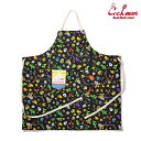 COOKMAN　クックマン　ワイドポケットエプロン Wide Pocket Apron（ユニセックス）Mexico　ブラック　メキシコ　ドクロ