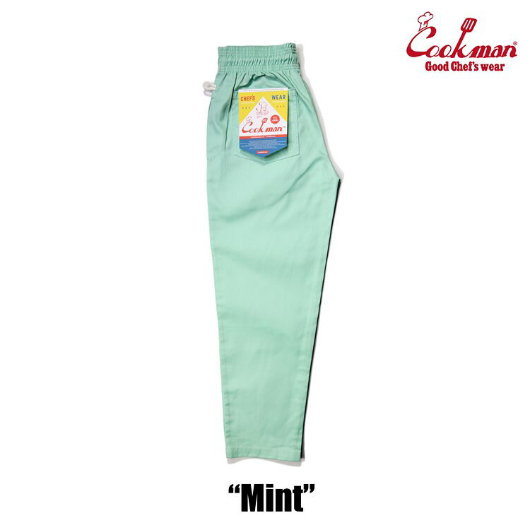 COOKMAN/クックマン　Long Chef Pants シェフパンツ「Mint」（ユニセックス）ミント【FARMAER